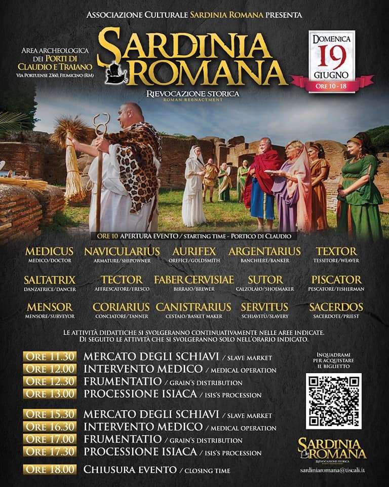 Programma Sardinia Romana 19 giugno