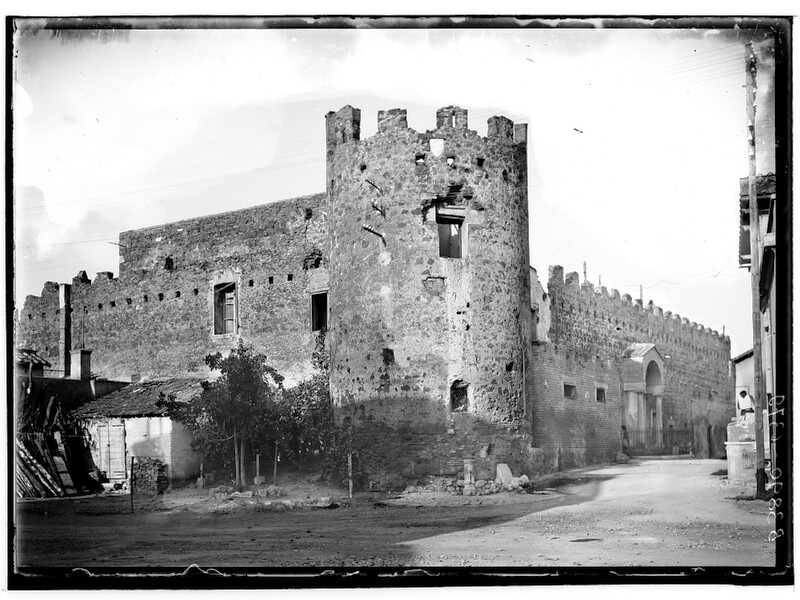 El Burgo de Ostia antigua en una fotografía de archivo