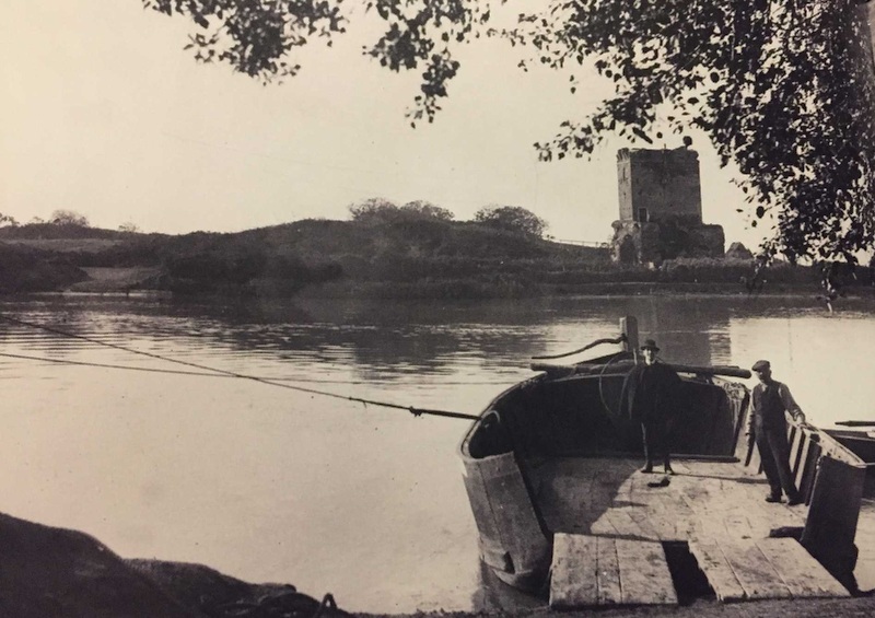 traghetto della Scafa in una foto di inizio Novecento