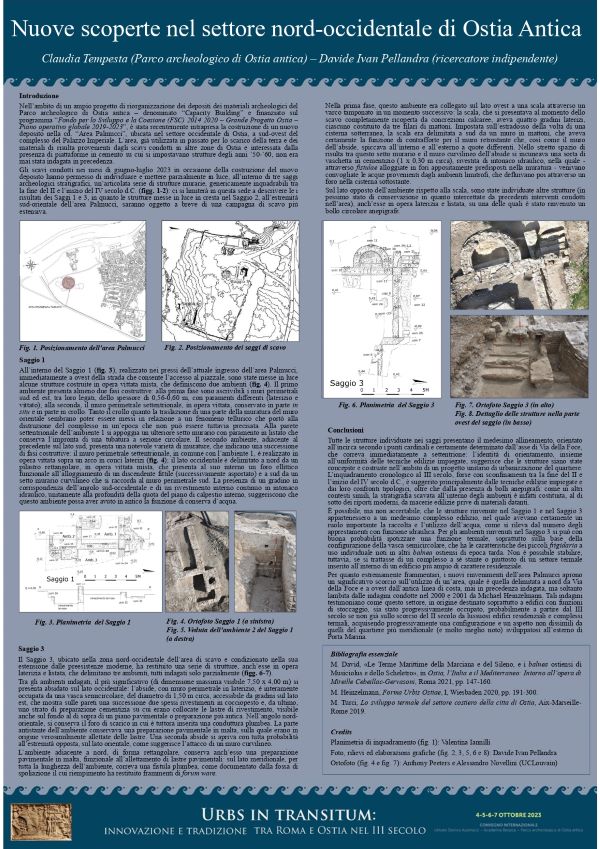 Nuove scoperte nel settore nord-occidentale di Ostia Antica - Claudia Tempesta, Davide Ivan Pellandra