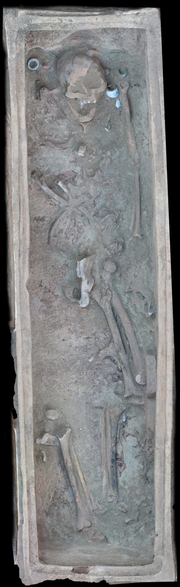 inumato sarcofago terracotta